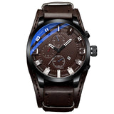 Military Leather Watche